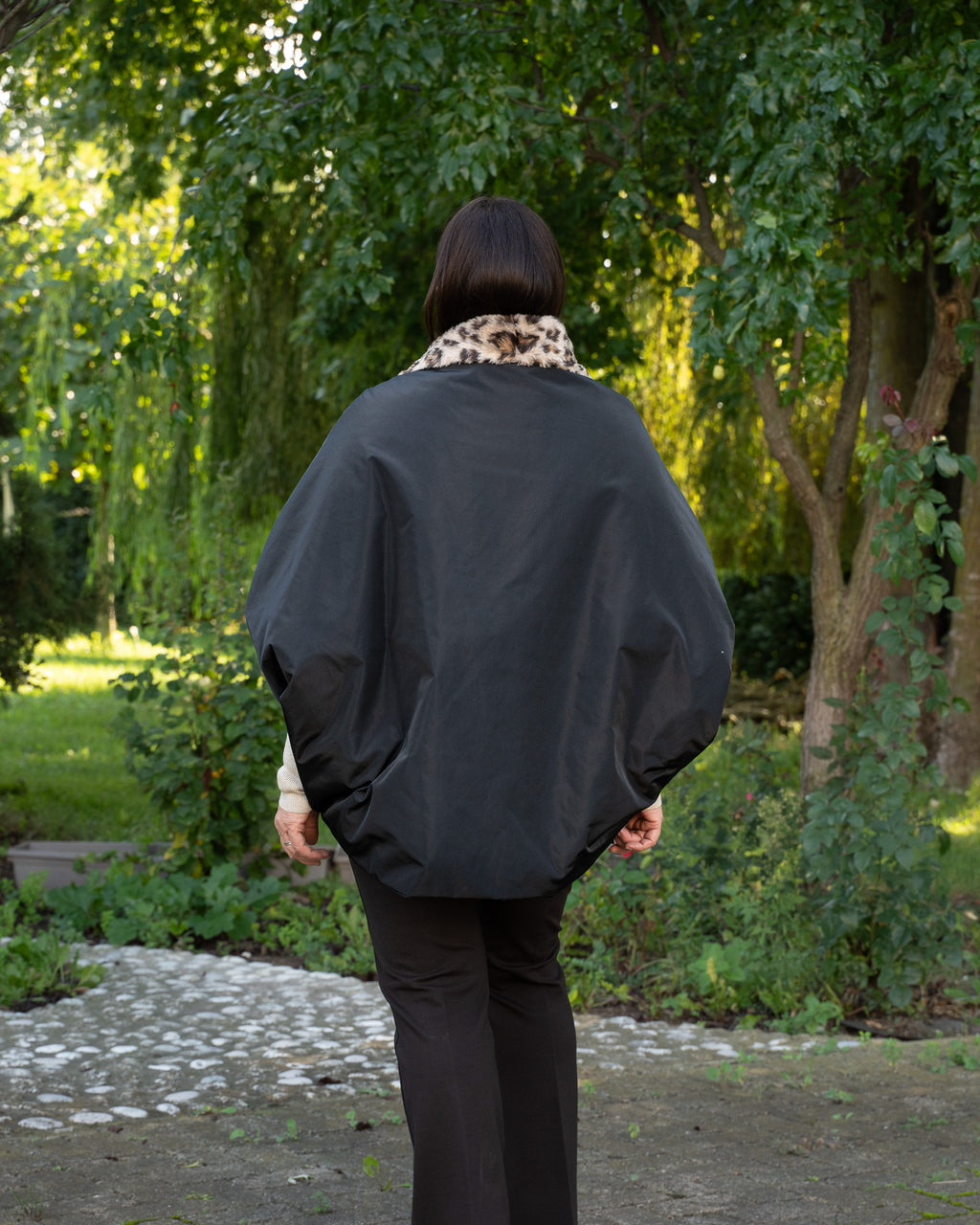 Cappa Leopardata Duble Face