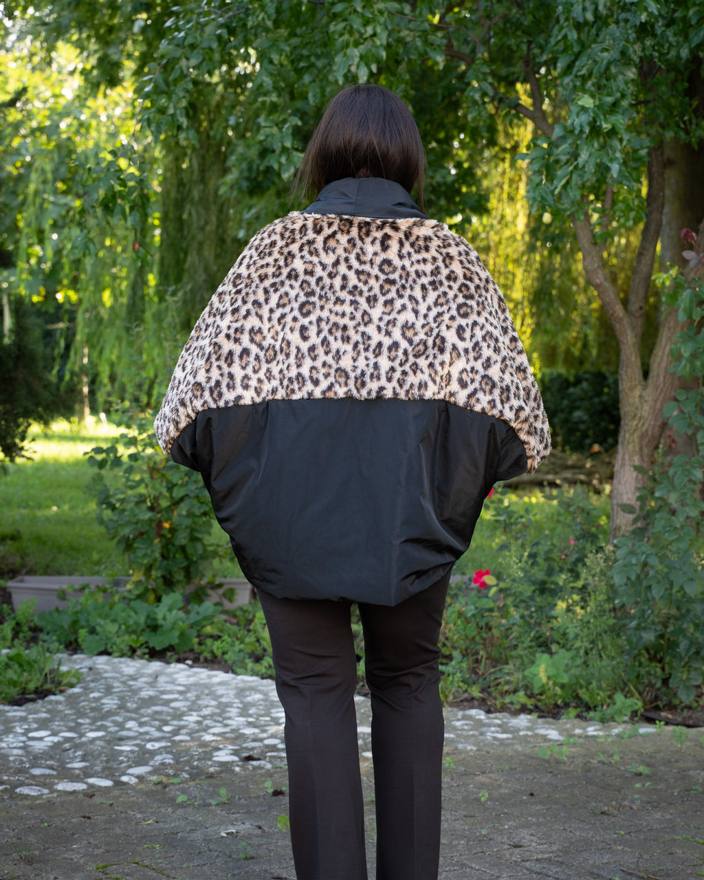 Cappa Leopardata Duble Face