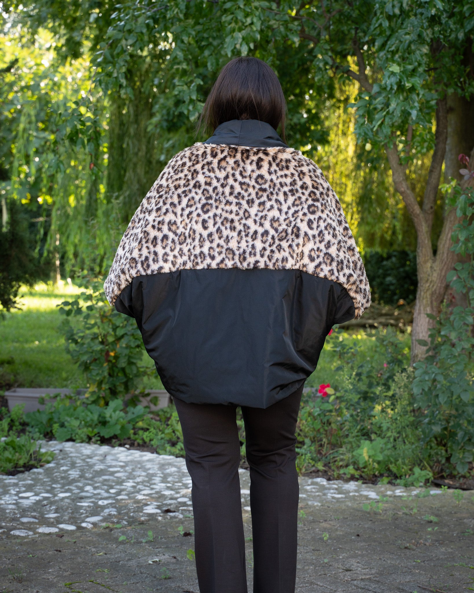 Cappa Leopardata Duble Face