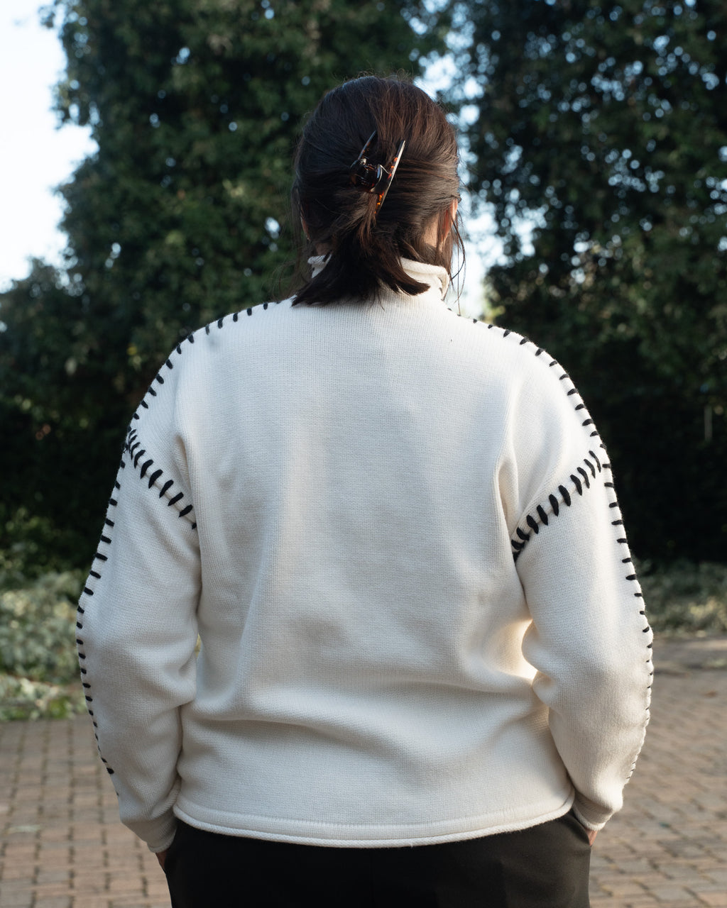 Maglia con Impuntura